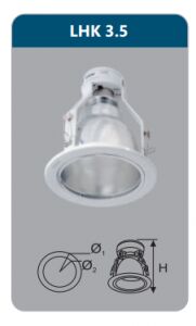 Đèn led downlight âm trần 5w LHK3.5