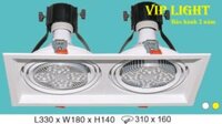 ĐÈN LED DOWNLIGHT ÂM TRẦN ĐÔI 2 HAI BÓNG PAR E27 35W X 2 HUFA AT-106 PAR 35WX2