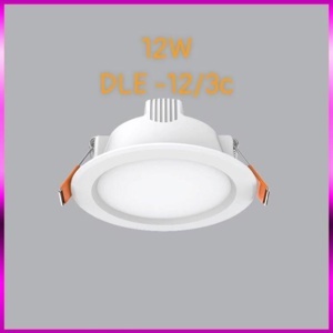 Đèn led downlight âm trần MPE DLE-12/3C 12W