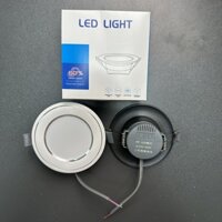 Đèn Led Downlight Âm Trần Thạch Cao Công Suất 6W, Đèn Âm Trần Phong Cách Hiện Đại - Bạc - Ánh Sáng Trung Tính