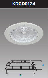 Đèn led downlight âm trần chiếu điểm 12w KDGD0124