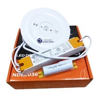 Đèn LED Downlight Chiếu Sáng Khẩn Cấp Nanoco NDLE036 Ø65-70mm IP: 20 có tem KĐ, chứng nhận PCCC