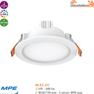 Đèn LED Downlight DLEL-6W