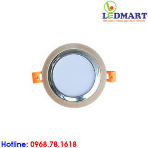 Đèn led downlight đổi màu 9w Duhal DFX009