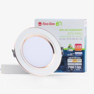 Đèn LED Downlight đổi màu AT10 90/7W SS