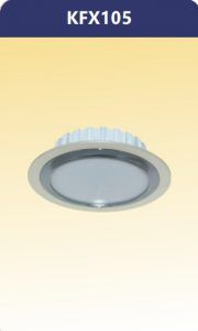 Đèn led downlight đổi màu viền nhựa xi nano 5w KFX105