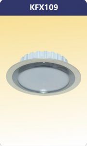 Đèn led downlight đổi màu viền nhựa xi nano 9w KFX109