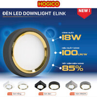 Đèn Led Downlight  Elink Viền Vàng, Chế Độ 3 Màu - CHÍNH HÃNG 100%