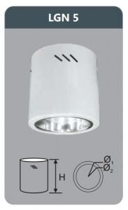 Đèn led downlight gắn nổi 9w LGN5