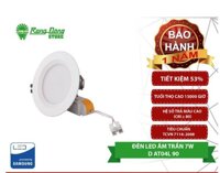 Đèn LED Downlight  Khoét Trần Cao Cấp Rạng Đông - Model D AT04L - 90/7w - 110/9w - 155/25w - Ánh Sáng Trắng Vàng Chip LED SS