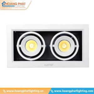 Đèn Led downlight MPE mặt vông 14W DLS-207T