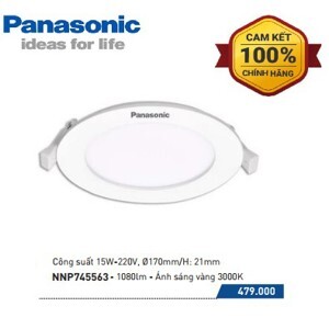 Đèn led downlight tròn Panasonic NNP745563