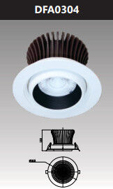 Đèn led downlight xoay chiều âm trần 30w DFA0304