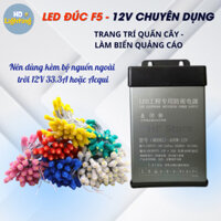 Đèn Led Đúc F5 12V 30-40 dây quấn cây, làm biển quảng cáo, đèn trang trí cảnh quan ngoài trời