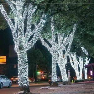 Đèn led đúc quấn cây trang trí F5D8