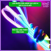 Đèn led đuổi ARGB WS2812B 144LED/M dài 2-5 mét cảm biến sóng nhạc trực tiếp app + remote