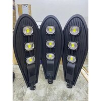 Đèn Led Đường Chiếc Lá 50W-100W-150W-200W Chiếu Sáng Sân Vườn, Đèn Đường Cao Cấp Ánh Sáng Trắng, Vàng