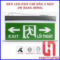 Đèn LED Exit Chỉ dẫn 2 mặt 2W CD01 40x20 Rạng Đông. Hàng Chính Hãng Rạng Đông