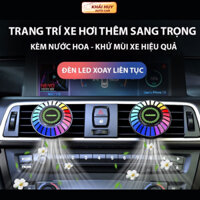 Đèn Led Fashion Cảm Ứng Âm Thanh Nước Hoa Gắn Cửa Gió Điều Hoà Ô Tô khaihuyauto