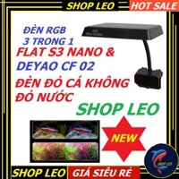 Đèn Led FLAT S3 Nano và DEYAO CF 02 RGB cho bể thủy sinh, Đèn LED kẹp RGB -đèn cho hồ cá cảnh -shop