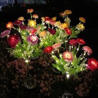 Đèn LED FUDESHE, Đèn bãi cỏ ngoài trời 7 đầu, Sân chống nước Trang trí sân vườn Đèn dự tiệc ngày lễ Đèn lồng hoa sen tuyết