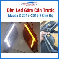 Đèn led gầm cản trước ô tô Mazda 3 2017-2019 2 chế độ