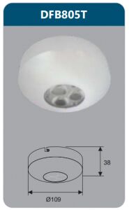 Đèn led gắn nổi chiếu sâu 3w DFB805T