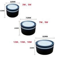 Đèn Led gắn trên bề mặt 12W 15W 5W 7W 9W Đèn hướng dẫn bên đèn cho đèn trần 220V Đèn trần chiếu sáng