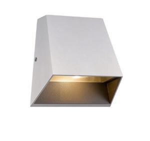 Đèn LED gắn tường ngoài trời 7W, màu xám nhạt, ánh sáng vàng, Nanoco, mã NBL2691S