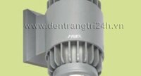 Đèn led gắn tường ngoài trời hắt sáng 2 đầu mắt lồi chiếu xa 10 mét FC-183 Ø125xH160