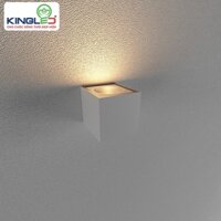 ĐÈN LED GẮN TƯỜNG NGOÀI TRỜI 12W LWA0150A KINGLED - vỏ màu trắng