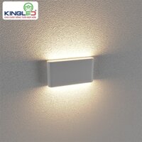 ĐÈN LED GẮN TƯỜNG NGOÀI TRỜI 12W LWA8011-M  KINGLED - vỏ màu trắng