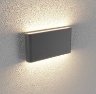 ĐÈN LED GẮN TƯỜNG NGOÀI TRỜI 12W LWA8011-M  KINGLED - vỏ màu đen