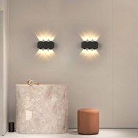 Đèn Led gắn tường rọi 2 đầu tia, Đèn tường ban công hành lang Decor trang trí không gian Độc Đáo