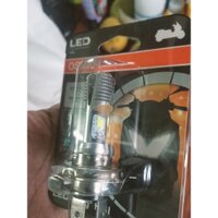 Đèn led gắn xe tay ga 3 chân xài điện bình 8 bóng