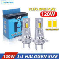 Đèn LED H7 20000Lm Đèn Pha Mini H4 H8 H11 9005 9006 HB3 HB4 9012 3570 CSP Đèn Pha Không Dây Tự Động Ô Tô Bóng Đèn Pha LED 6000K Trắng 12V