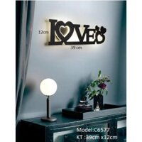 Đèn led Hà Thành - ĐÈn tường trang trí cute, Đèn gắn tường trang trí hình chữ LOVE -C6577