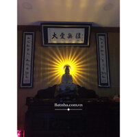 ĐÈN LED HÀO QUANG CHƯ PHẬT SẮC VÀNG KIM