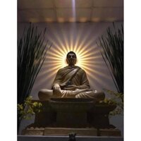 ĐÈN LED HÀO QUANG CHƯ PHẬT THẤT SẮC ĐỔI MÀU TỰ ĐỘNG