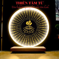 Đèn led hào quang Phật, đèn led bát nhã tâm kinh. đèn led đặt tượng, trang trí nhà cửa,tiểu cảnh