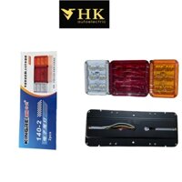 Đèn led hậu 3 khoang vuông đèn đuôi xe oto tải đèn hậu xi nhan