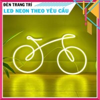 Đèn Led Hình Xe Đạp trang trí phòng -  Mẫu đèn Led Neon Xe Đạp nhiều màu treo tường [TẶNG NGUỒN + BĂNG DÍNH]