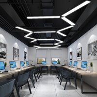 Đèn LED hộp thả trần văn phòng nghệ thuật LC001