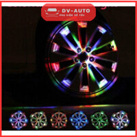 Đèn LED HOT WHEELS Laser Nhiều Màu Gắn Trang Trí Bánh Xe Hơi sử dụng năng lượng mặt trời siêu tiện lợi by DV Auto