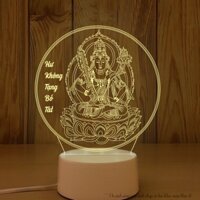 Đèn led Hư Không Tạng Bồ Tát bản mệnh tuổi Dần tuổi Sửu