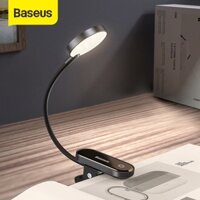 Đèn LED kẹp bàn Baseus Mini Đèn đọc sách có thể điều chỉnh độ sáng Đèn ngủ có thể sạc lại cho phòng ngủ Văn phòng tại nhà