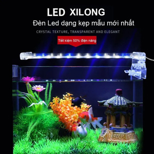 Đèn led kẹp bể cá Xilong D30