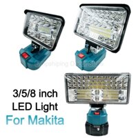 Đèn LED làm việc Đèn lũ khẩn cấp di động có công tắc cho pin Li-ion Makita 18V (không có pin)