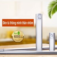 Đèn Led Lắp Cho Tủ Bếp, Tủ Quần Áo Vỏ Nhôm Thông Minh Tích Hợp Pin Sạc HM-AL