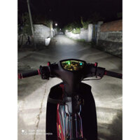 Đèn led lắp pha T6/T8 3 màu sáng chân H4